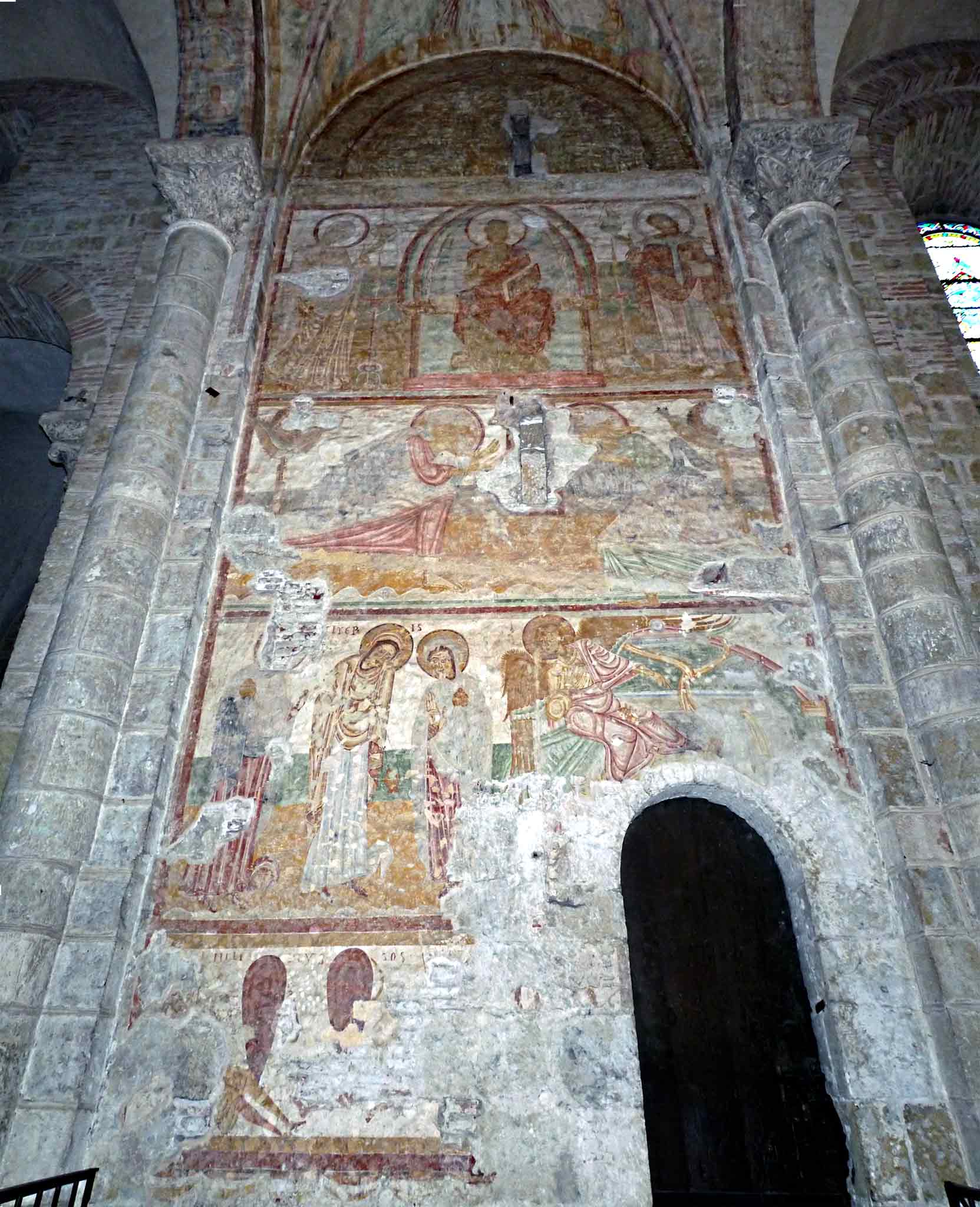 peinture romane basilique saint Sernin