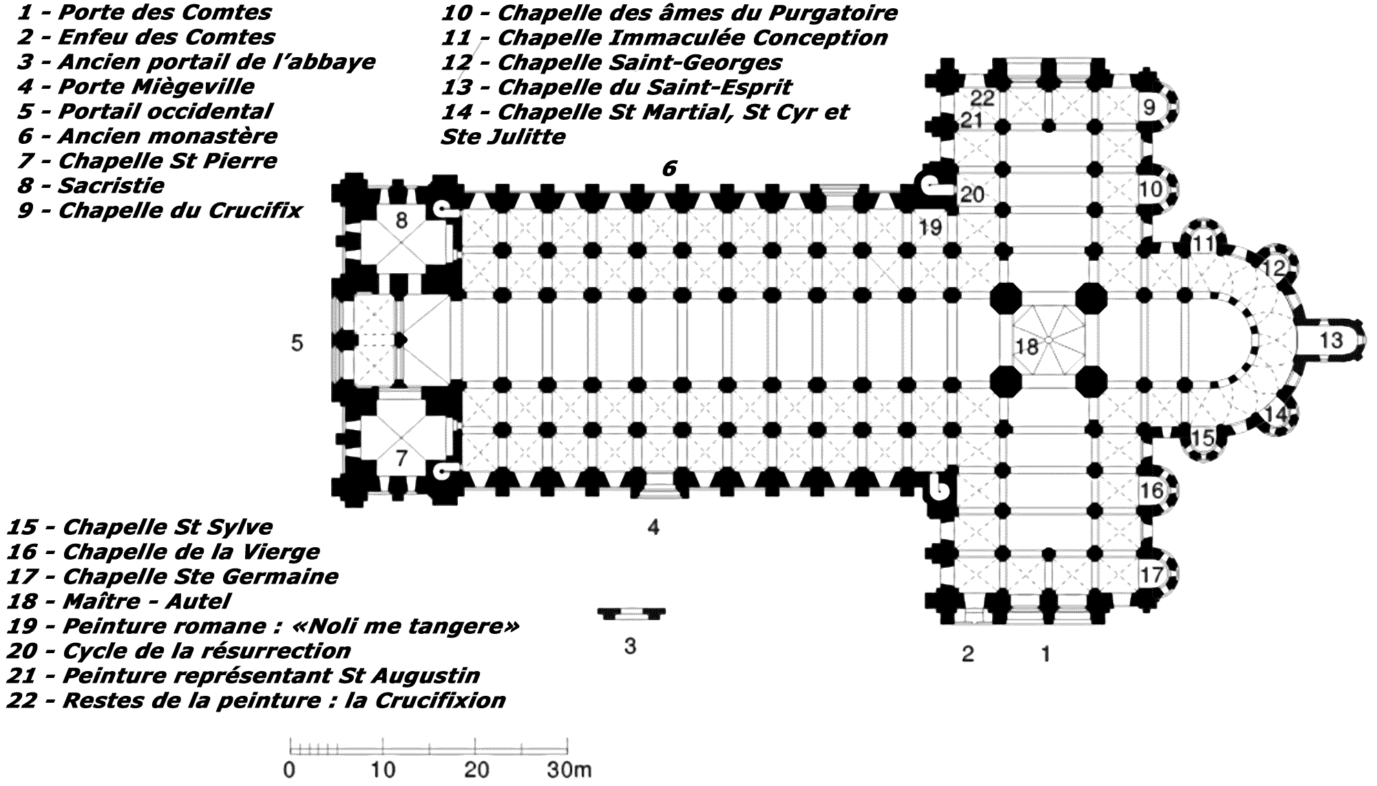 Plan St Sernin